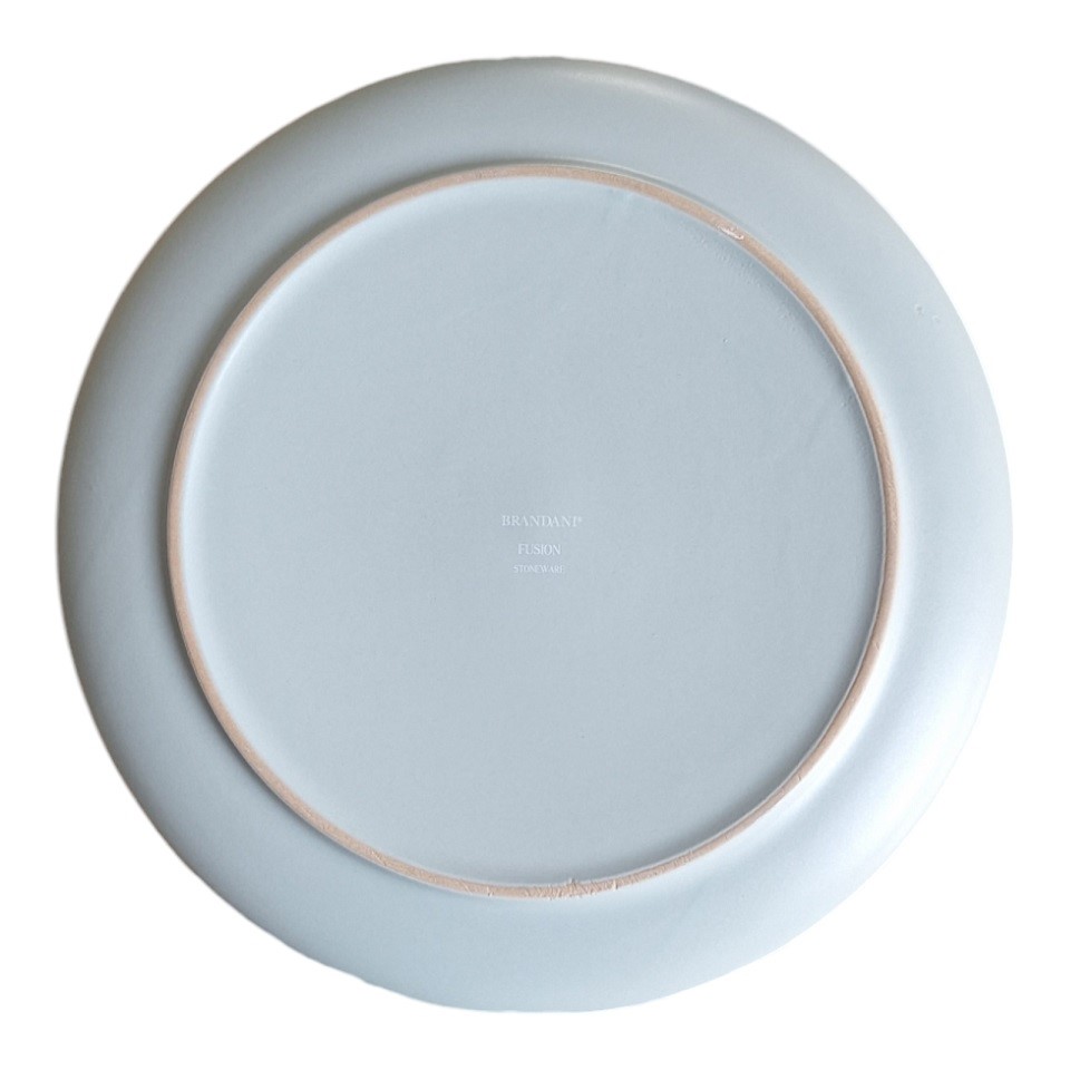 Acquista online Brandani set of 6 Stoneware round flat plates Fusion sage green cod.51300 Brandani